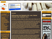 Tablet Screenshot of ephedrin-hcl.com
